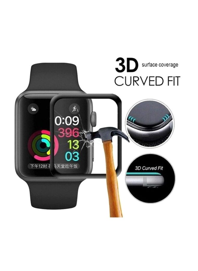 3D Tempered Glass Screen Protector For Apple Watch Clear