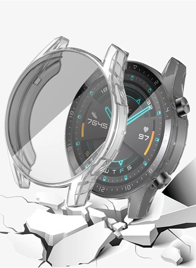 Soft Case Cover For Huawei Watch GT2 46mm Silver