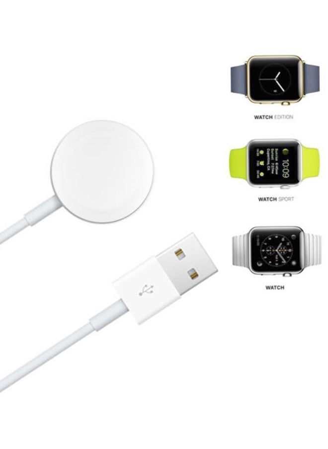 Magnetic Charging Cable For For Apple Watch Series 2/3 White
