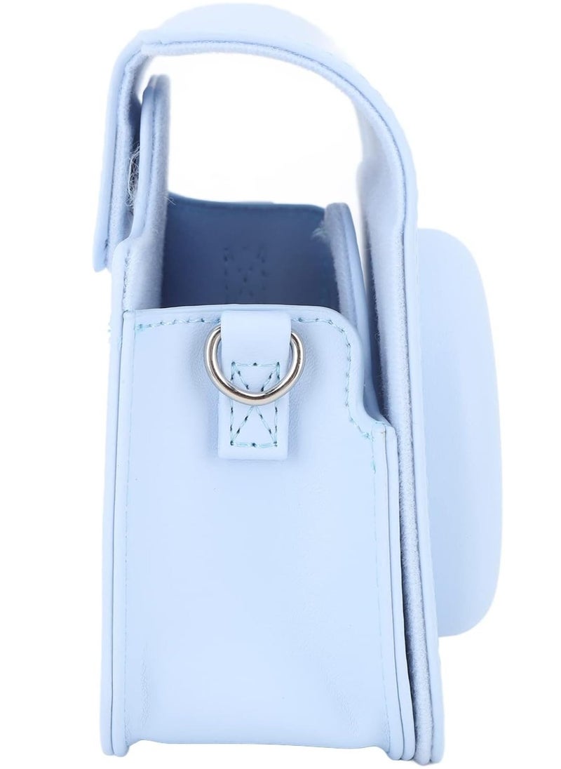 Mini Camera Protective Case Compatible with Fujifilm Instax Mini 12, Instant Camera Case with Adjustable Shoulder Strap, Cute Solid Color Camera Case Compatible with Instax Mini 12 Camera