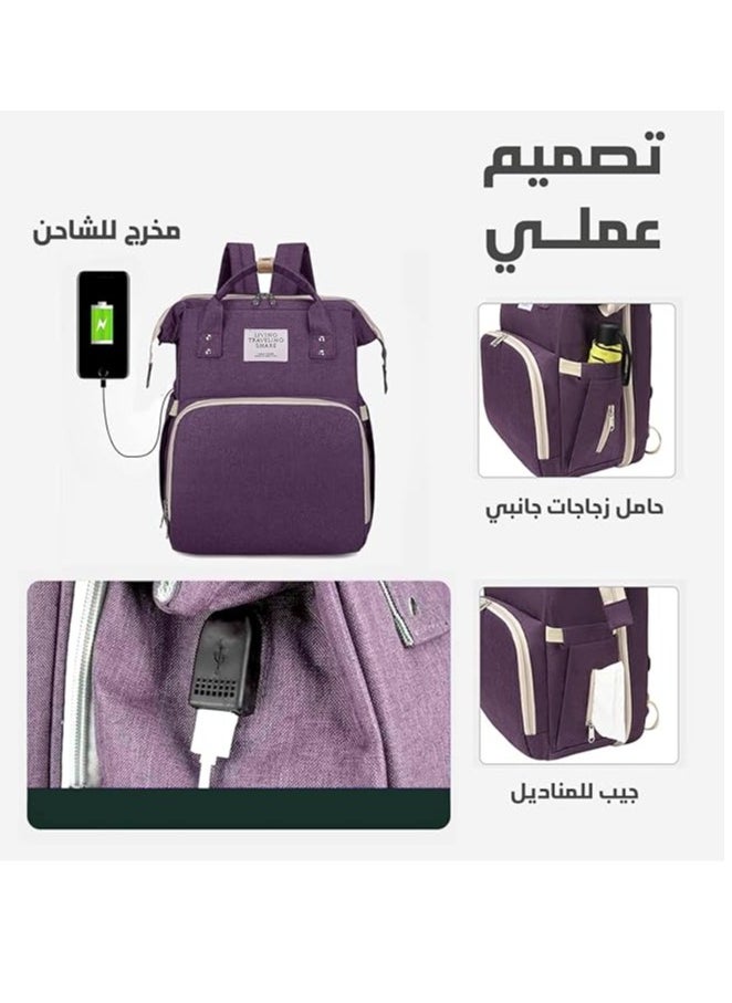 diaper bag with bed diaper bag backpack travel baby bed Large Capacity Maternity Bag - Waterproof Baby Bed, Diaper Changing Backpack, and Baby Care Handbag in One