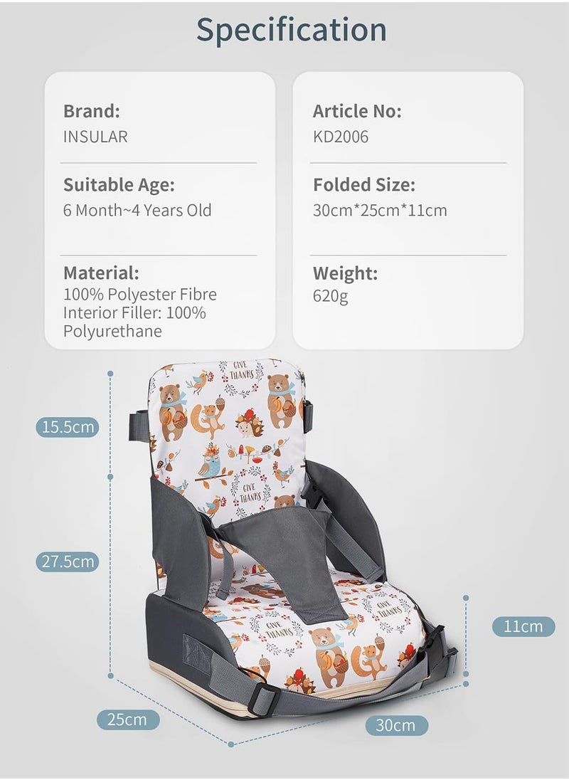 Baby chair table chair folding chair baby eating foldable portable baby seat low chair with storage bag 6~36 months