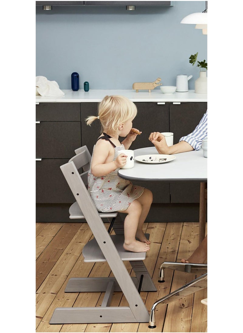 Baby High Chair Wooden Dining Adjustable Toddler Seat Chair For kids and Adults