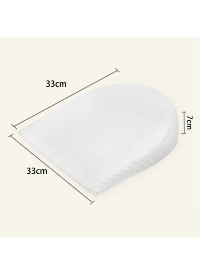 Soft Round Crib Baby Feeding Wedge Pillow For Reflux Sleep With Washable Cover