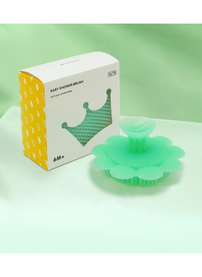 Silicone baby shampoo brush
