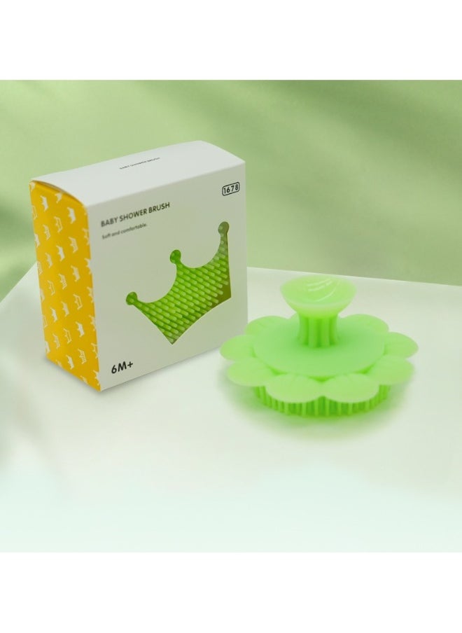 Silicone baby shampoo brush