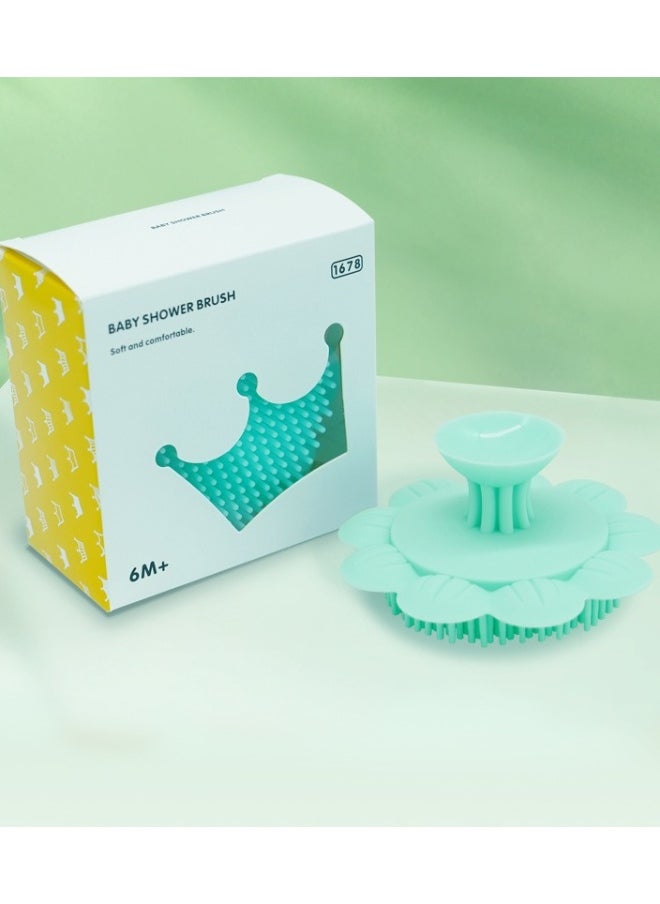 Silicone baby shampoo brush