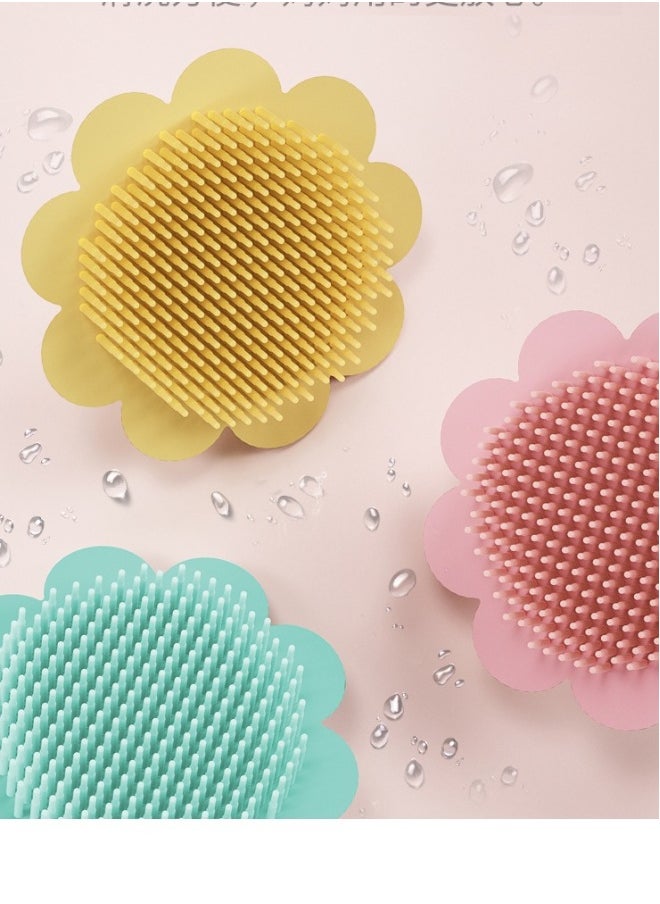 Silicone baby shampoo brush