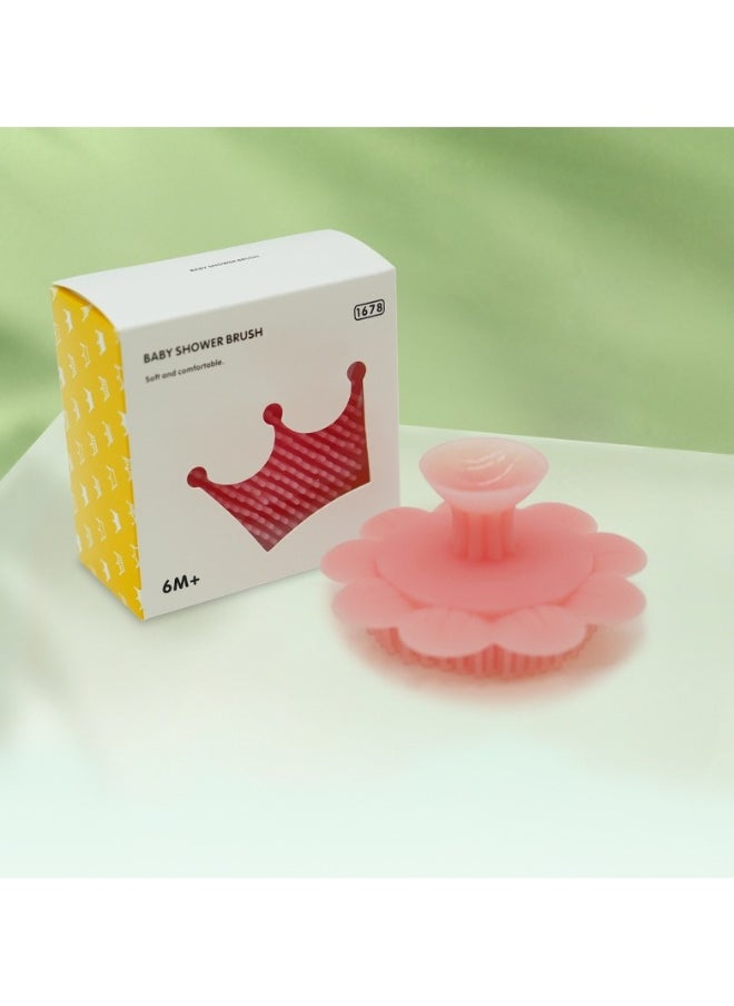 Silicone baby shampoo brush