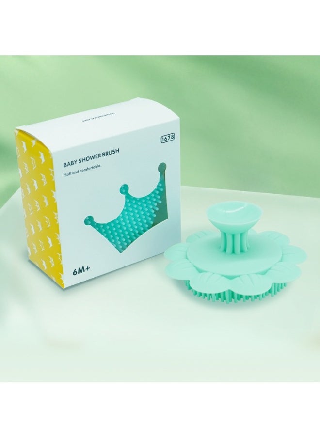 Silicone baby shampoo brush