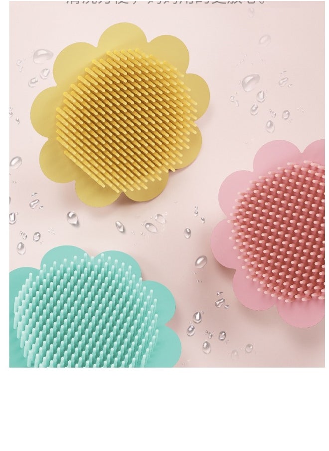 Silicone baby shampoo brush