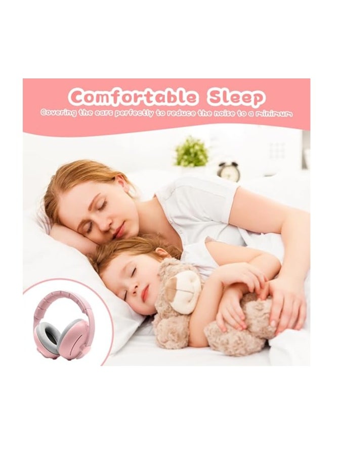 2 in 1 Baby Earmuffs Adjustable Baby Headphones for Babies and Toddlers Under 5 with Elastic Band Baby Noise Cancelling Headphones Toddler Earmuffs for Better Sleep