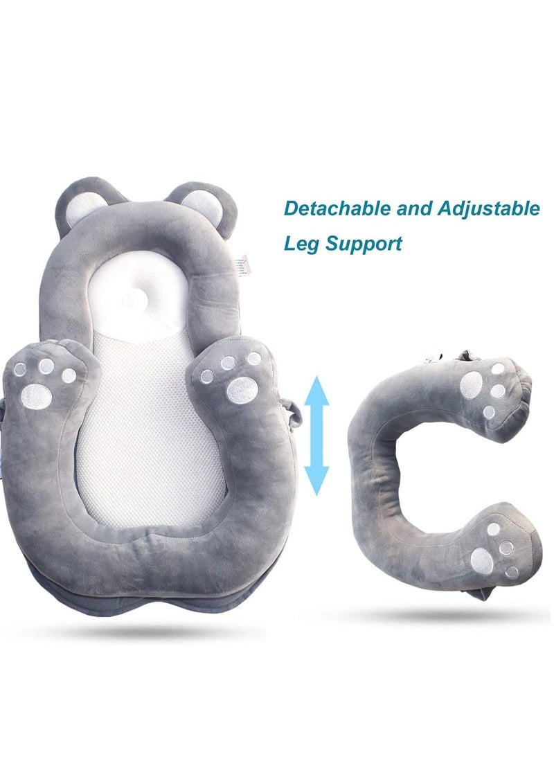 Baby Pillow, Baby Body Positioning Pillow, Snuggle Portable Newborn Lounger Nest Bed Mattress, Pillows for 0-6 Months Babies, Baby Head Support Pillow