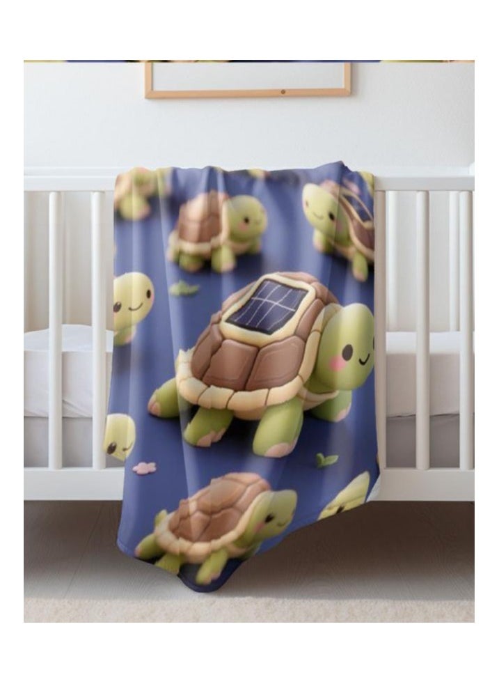 Children's or student cartoon flannel thin blanket (warm and comfortable, suitable for sleep, games) 100cm*150cm