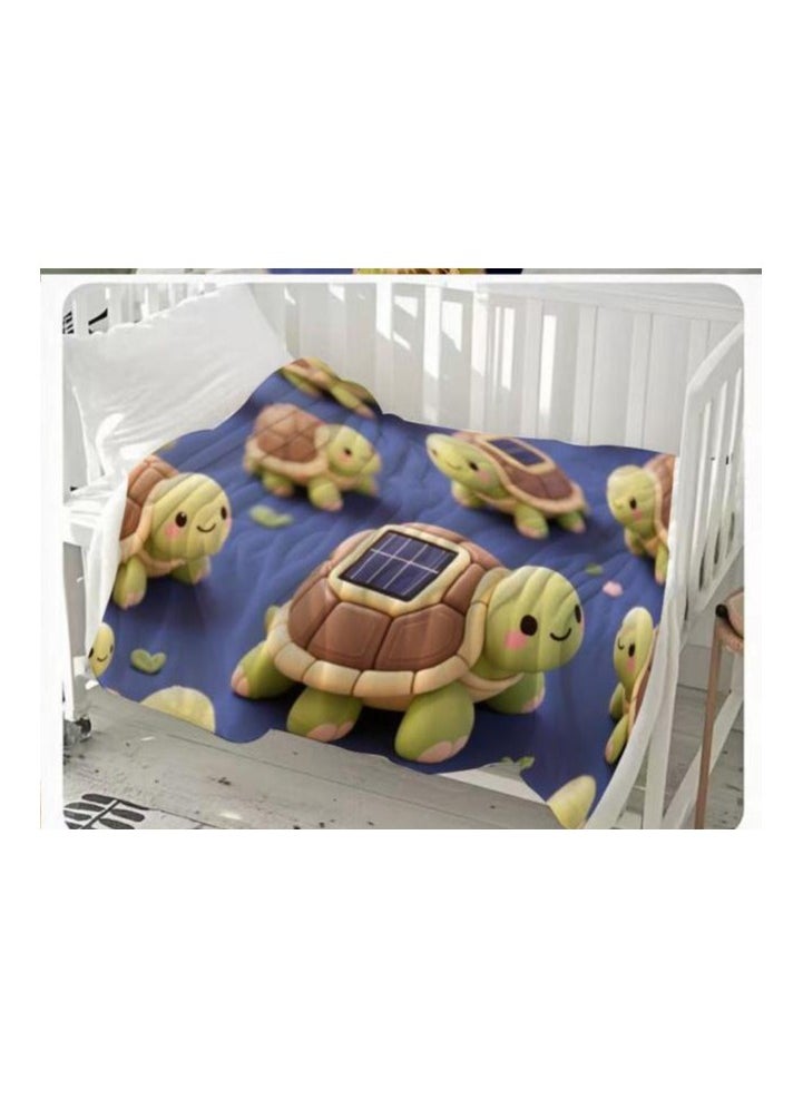 Children's or student cartoon flannel thin blanket (warm and comfortable, suitable for sleep, games) 100cm*150cm