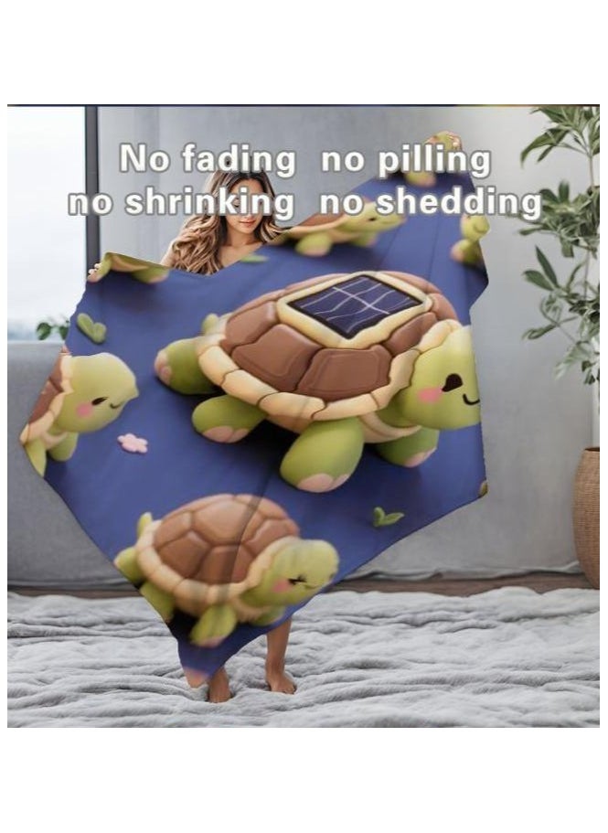 Children's or student cartoon flannel thin blanket (warm and comfortable, suitable for sleep, games) 100cm*150cm