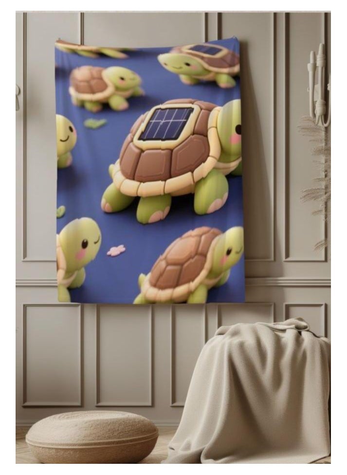 Children's or student cartoon flannel thin blanket (warm and comfortable, suitable for sleep, games) 100cm*150cm