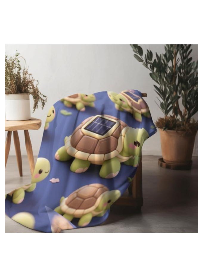 Children's or student cartoon flannel thin blanket (warm and comfortable, suitable for sleep, games) 100cm*150cm