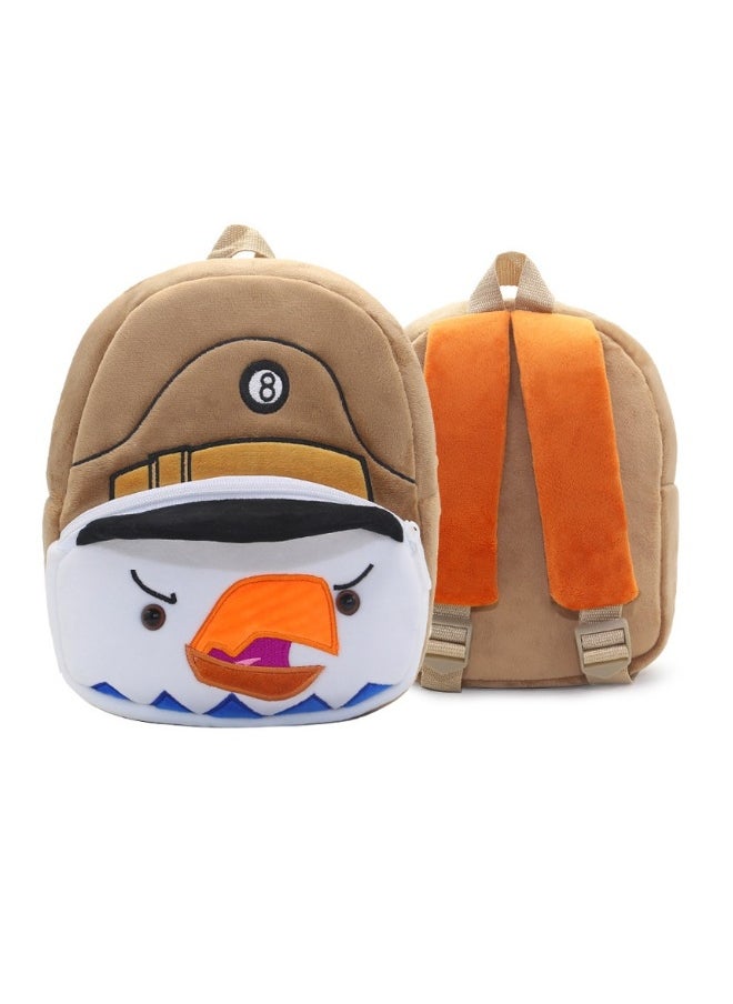 Cartoon plush backpack Animal sports backpack boys and girls backpack billiard eagle