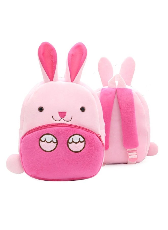 Cute cartoon children's backpack backpack kindergarten plush backpack animal rabbit