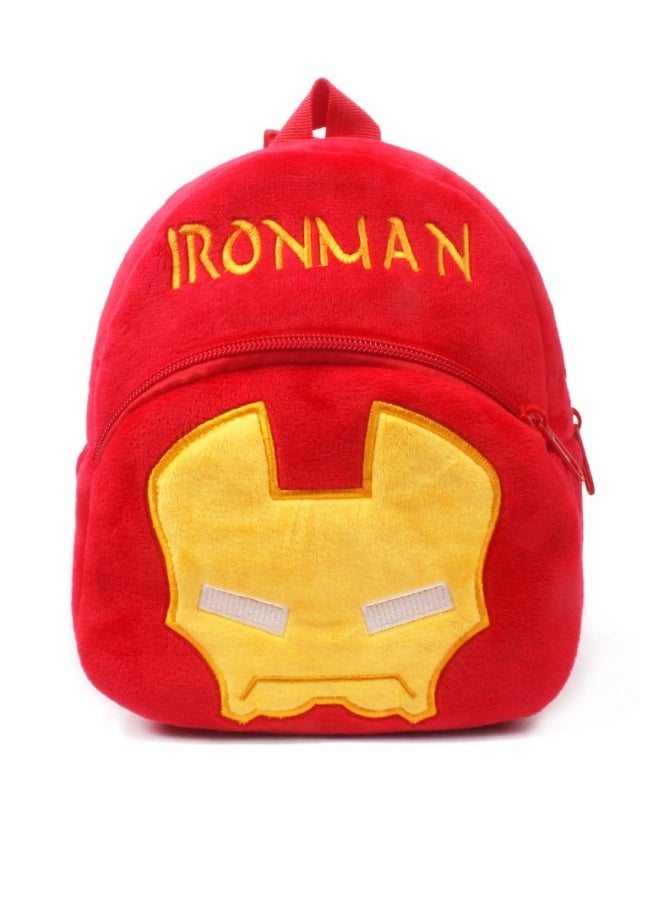 Fire truck 2-4 years old plush children's backpack Toy bag Boys & Girls Kindergarten bag Iron Man