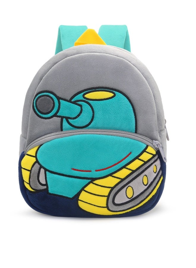 Engineering car excavator dump car cartoon plush backpack boys and girls bags Backpack backpack tank