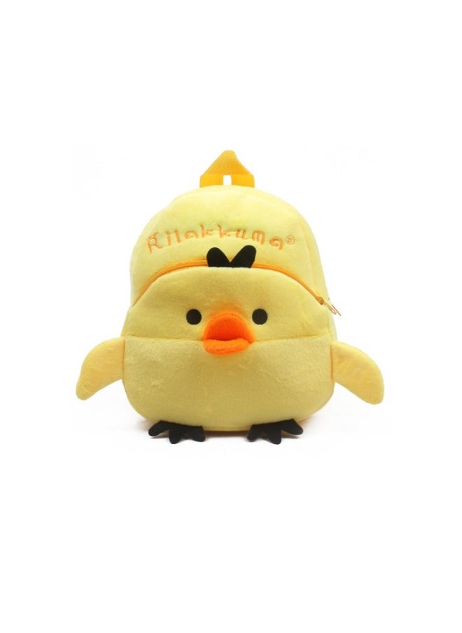 Fire truck 2-4 years old plush children backpack toy bag Boys and girls bag kindergarten bag chick
