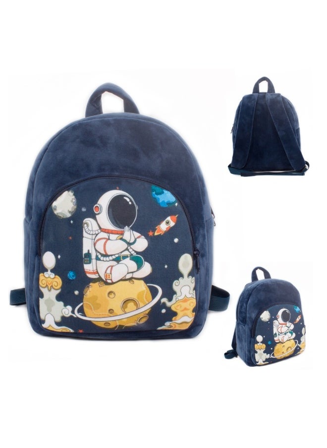 Astronaut plush backpack Little boy 4-5 year old school bag