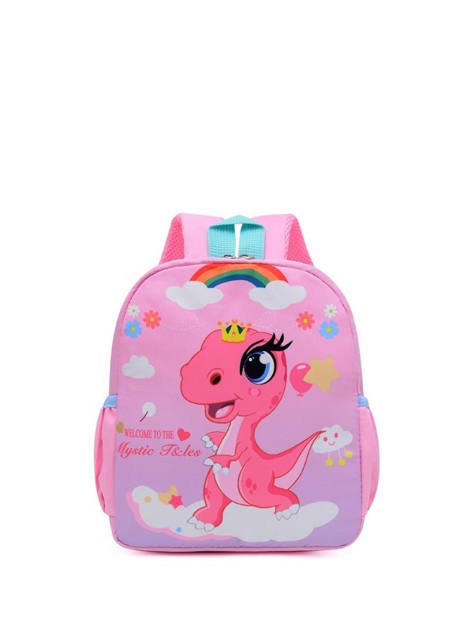 Baby Garden pink dinosaur backpack