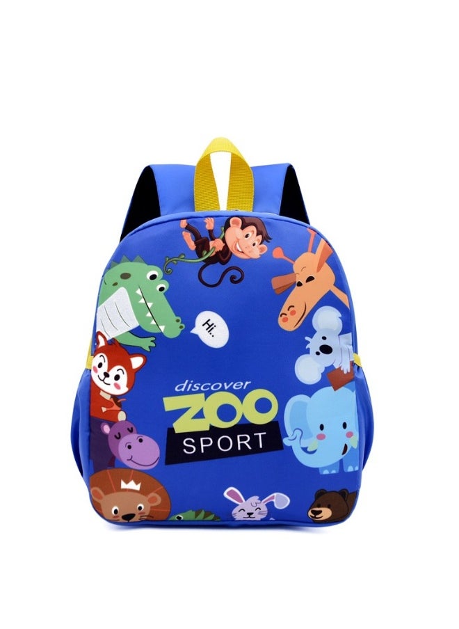 Kindergarten Blue Zoo backpack