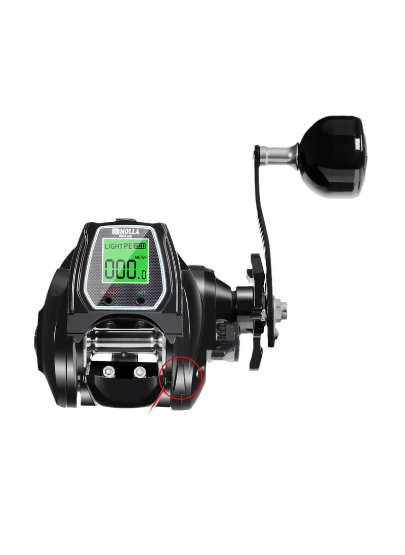 Large wide-body digital water drop wheel to increase sea fishing boat fishing black fish Luya ice fishing