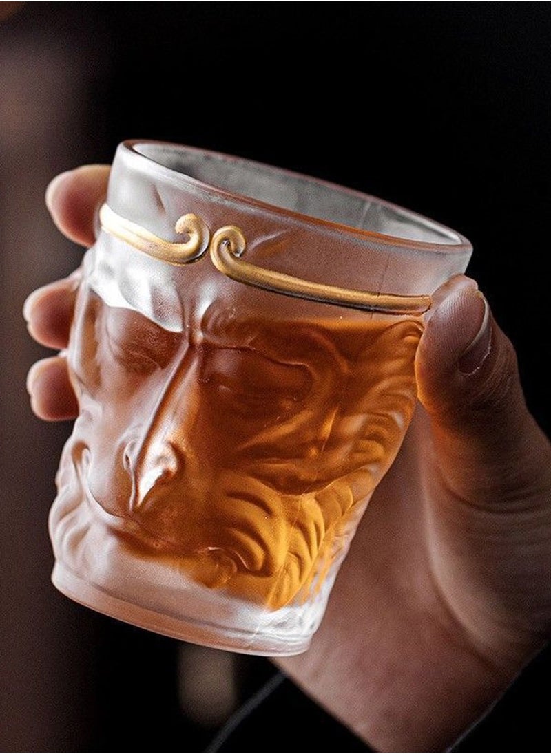 Black Mythology Wukong Cup Sun Wukong Tea Cup Exquisite Glass Cup Personalized Crystal Cup Water Cup Monkey King Master Cup