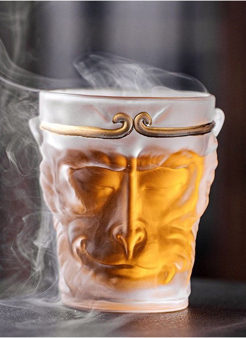 Black Mythology Wukong Cup Sun Wukong Tea Cup Exquisite Glass Cup Personalized Crystal Cup Water Cup Monkey King Master Cup