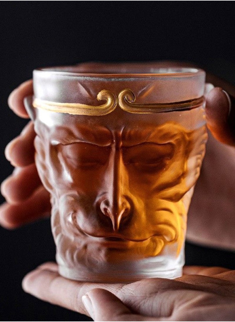Black Mythology Wukong Cup Sun Wukong Tea Cup Exquisite Glass Cup Personalized Crystal Cup Water Cup Monkey King Master Cup