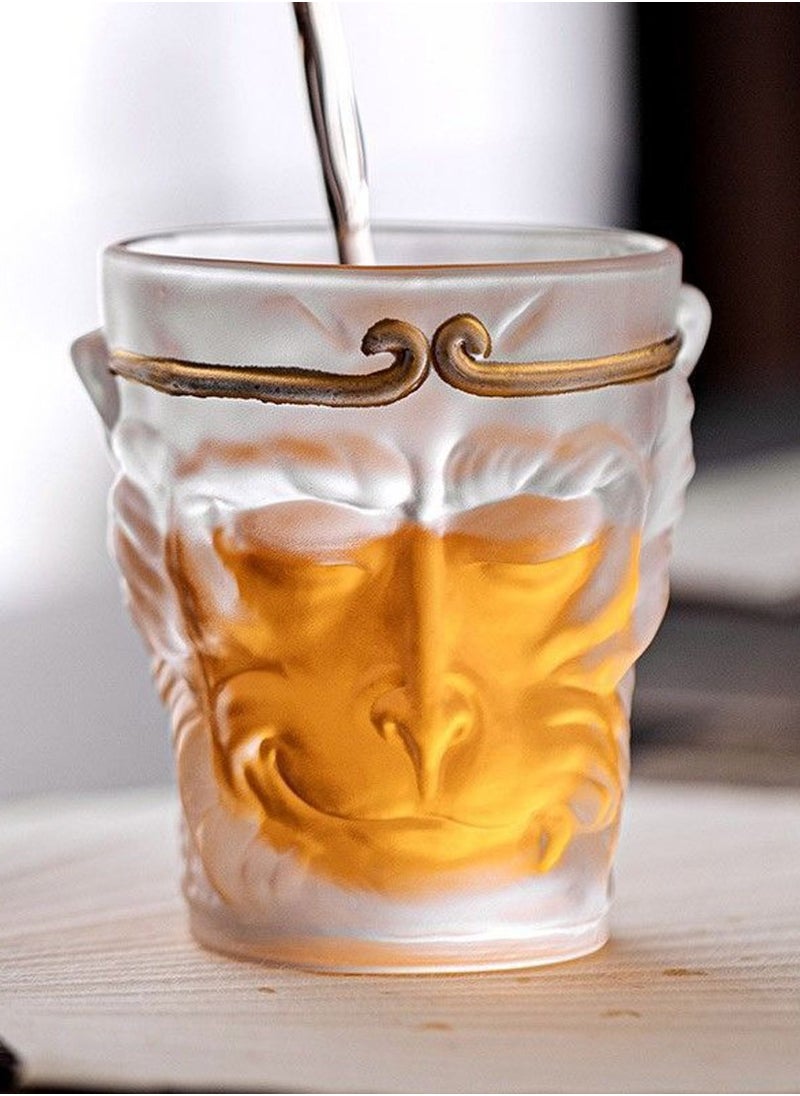 Black Mythology Wukong Cup Sun Wukong Tea Cup Exquisite Glass Cup Personalized Crystal Cup Water Cup Monkey King Master Cup