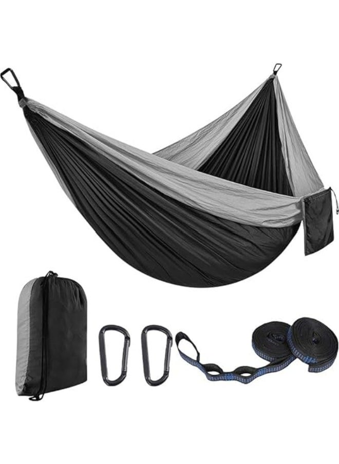 Camping Hammock Double u0026 Single Portable Hammocks Camping Accessories for Outdoor, Indoor, Backpacking, Travel, Beach, Backyard, Patio, Hiking