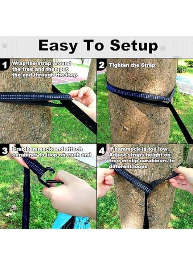 Camping Hammock Double u0026 Single Portable Hammocks Camping Accessories for Outdoor, Indoor, Backpacking, Travel, Beach, Backyard, Patio, Hiking