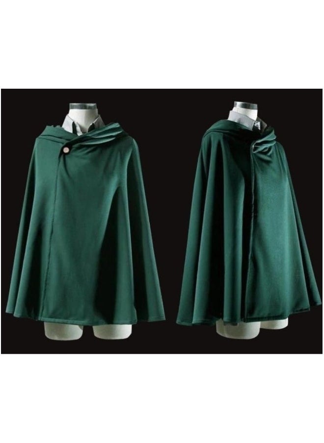 High-Density Fabric Attack Characters Cosplay Costume With Cape For Unisex
