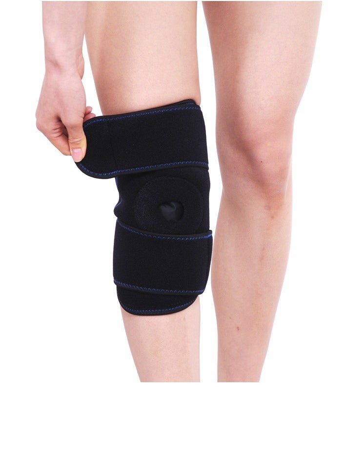 A pair of sports knee pads with adjustable hot and cold knee pads, gel knee protectors, knee sprain knee pads (including a gel water bag)