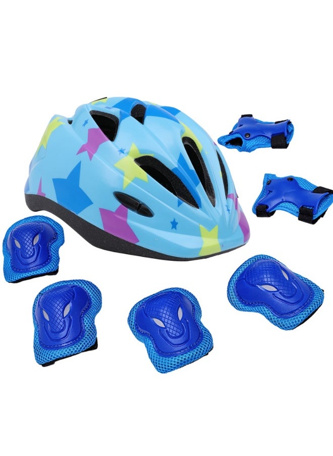 Children's Professional Scooter Helmet and Protective Gear Cycling Set