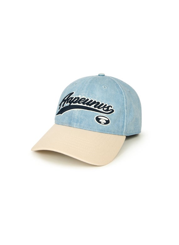 AAPEUNVS moonface logo two-tone cap