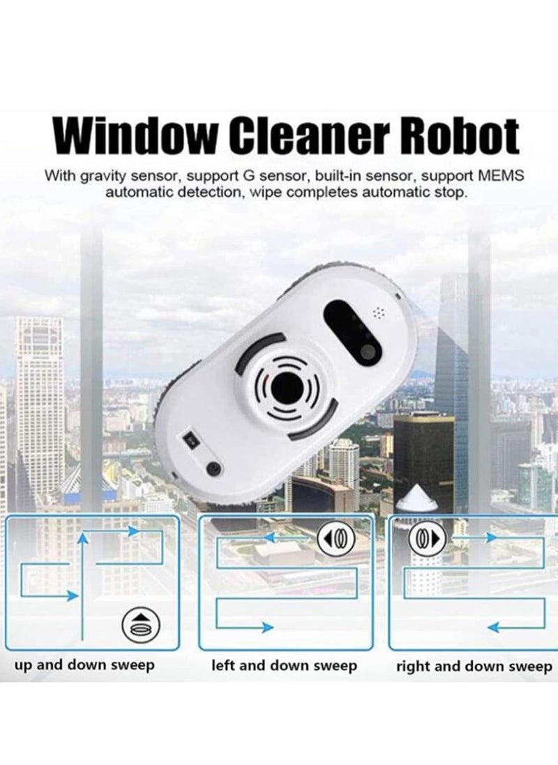 Window Cleaning Robot,Smart Electric Window Cleaner Robot with Smart Remote Control,Vacuum Adsorption System for Inside And Outdoor High Window Cleaning
