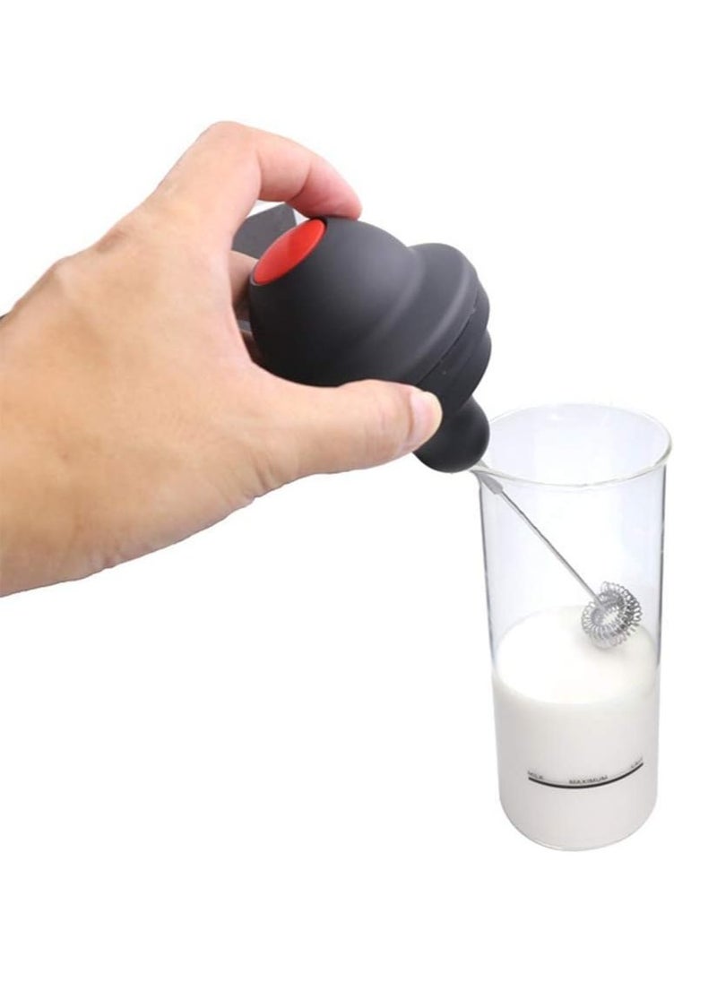 Milk frother Electric foamer Coffee Foam Maker Milk Shake Mixer Battery Operated Latte Cappuccino Frothing Pitcher Coffee frother Whisk Machine Large Milk frother jug Cup