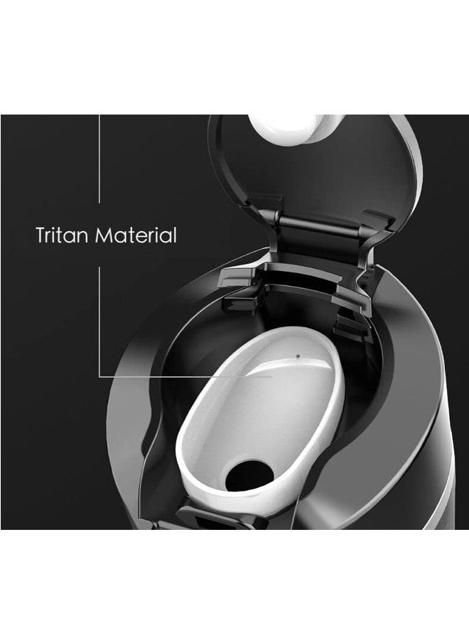 Electric Portable Kettle, 500ml Car Kettle, Anti Spill Leakproof Kettle, SUS 304 Car Coffee Warmer with Temperature Control