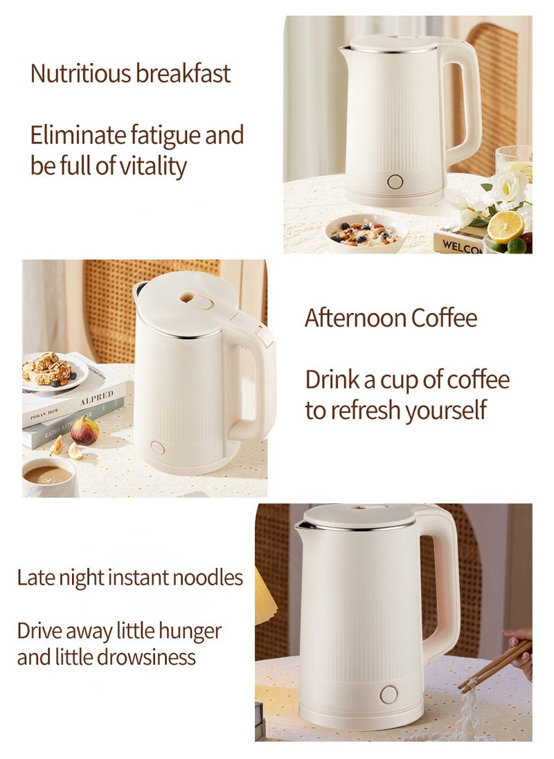 1.5L Electric Kettle, 360-Degree Swivel Base w/Automatic Safety Shutoff/Ideal for Boiling Water, Milk, Tea, 1500 W