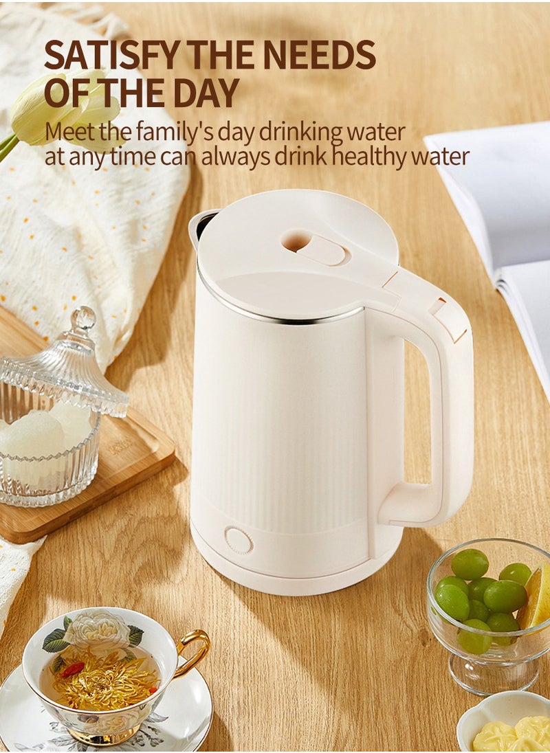 1.5L Electric Kettle, 360-Degree Swivel Base w/Automatic Safety Shutoff/Ideal for Boiling Water, Milk, Tea, 1500 W