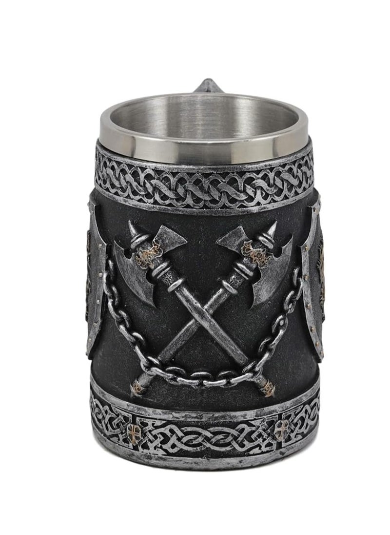 Stainless Steel Inner Tank Beer Mug Vintage Heavy Duty Drinking Tumbler Keep Freeze Beer Stein for Bar  Restaurant