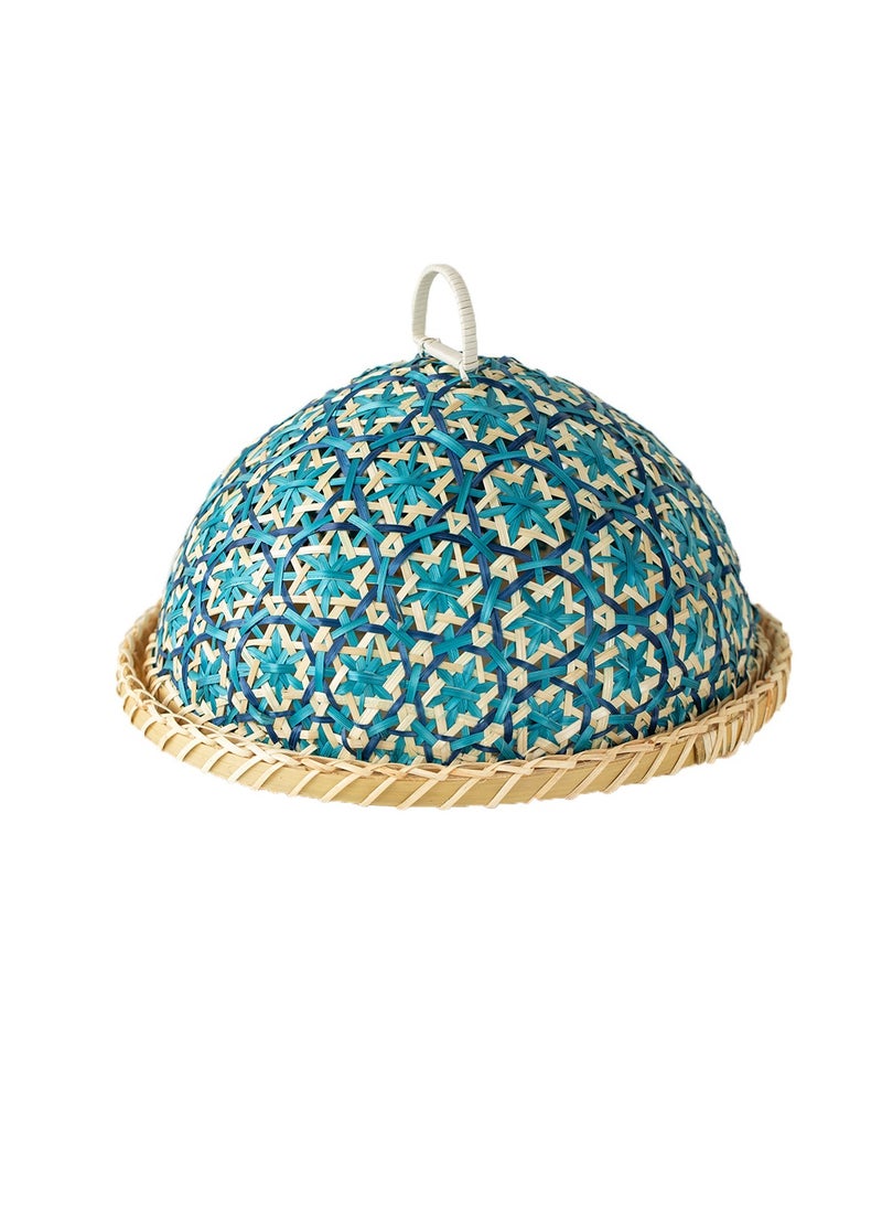 Bamboo colander table cover, bamboo colander, bamboo basket vegetable cover, round dustpan for insect and dust prevention, drying, shade drying, storage, vegetable drying net, fish drying net, sour