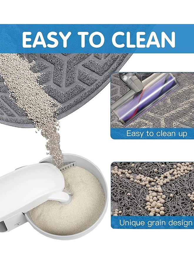 Cat Litter Mat, XL Super Size, Phthalate Free, Easy to Clean, 90 * 60cm, Durable, Soft on Paws, Large Litter Mat.