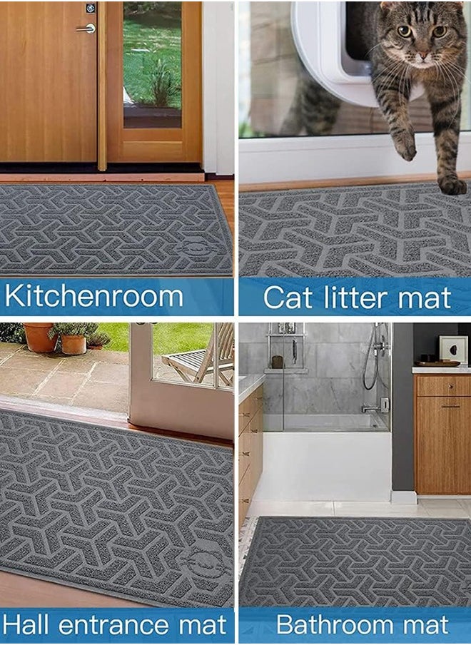 Cat Litter Mat, XL Super Size, Phthalate Free, Easy to Clean, 90 * 60cm, Durable, Soft on Paws, Large Litter Mat.